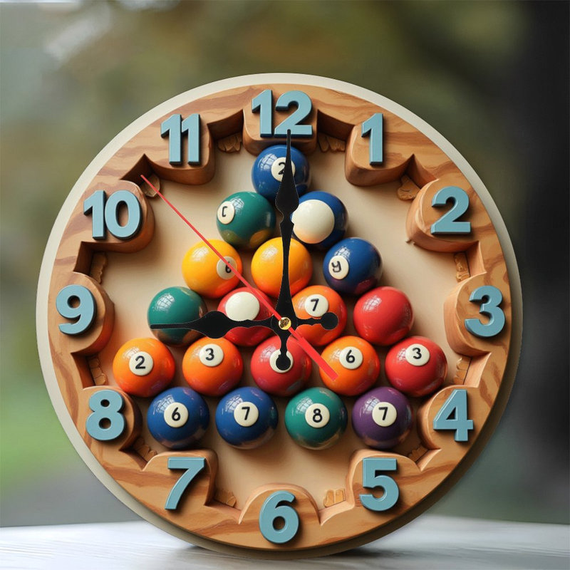 Colorful Educational Pool Ball Set for Learning Numbers