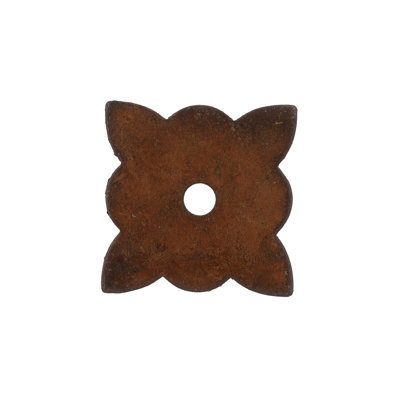 Plaque arrière à bouton rosette