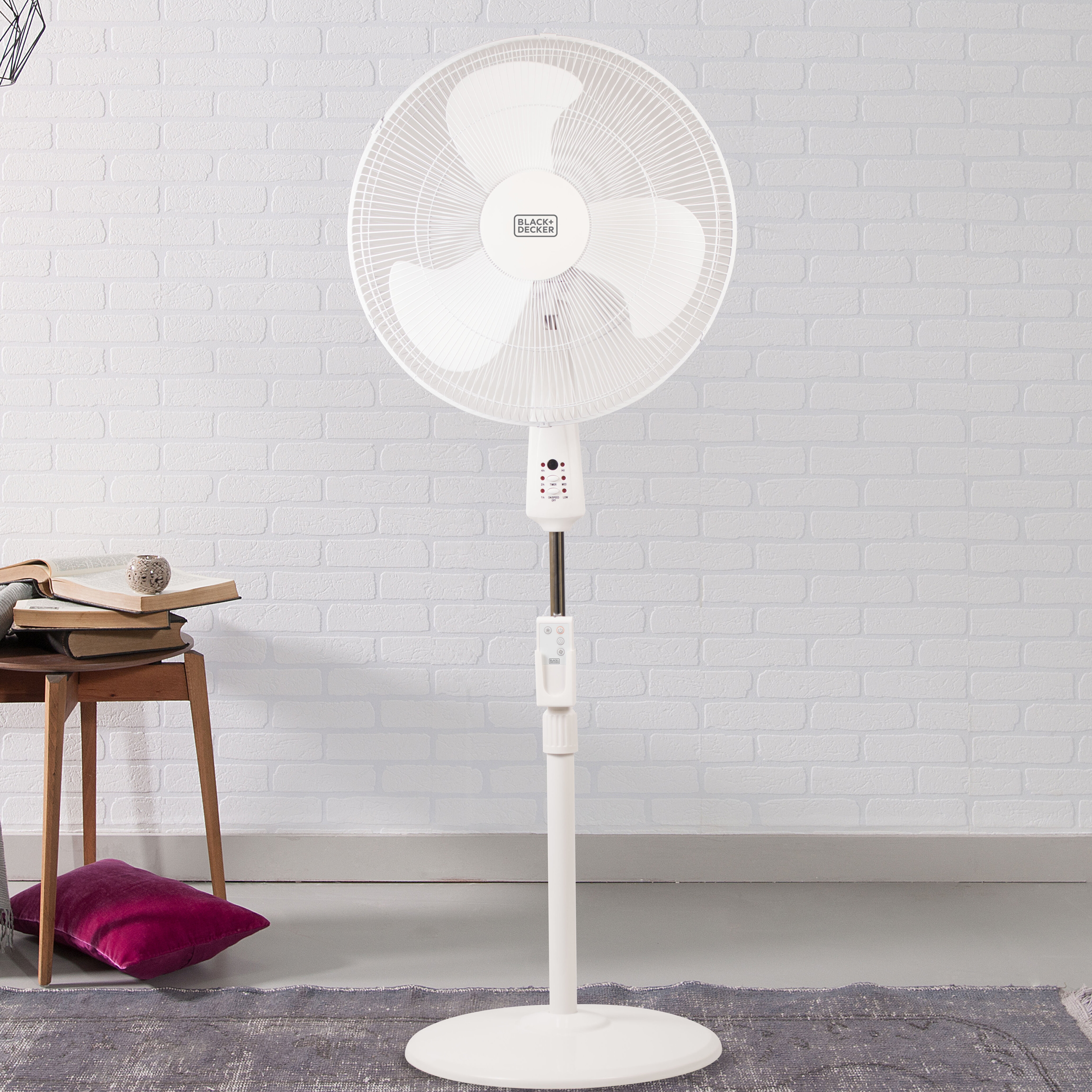 Oscillating Standing Floor Fan Review - BLACK + DECKER Pedestal Fan 