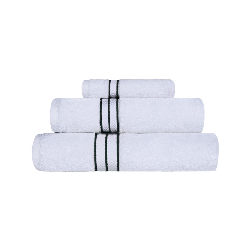 Hotel Turkish Cotton 3-Piece Towel Set, Ultra-Plush & Luxury Weight, Teal