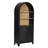Tall Arched Bookcase With Storage