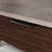 L-Shaped Desk, Brown Finish