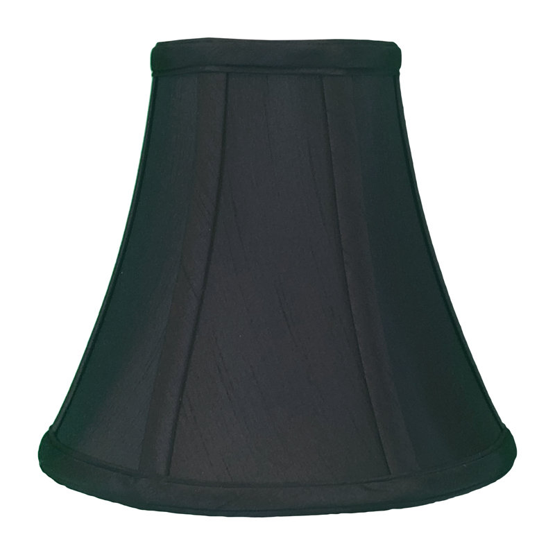 Royal Designs, Inc. BSO-704RC-7BLK / GL-2 Abat-jour de base en forme de cloche véritable avec pince ronde, 3,75 po x 7 po x 6,75 po, noir, paquet de 2
