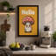 Hello Mushroom Modern - Wrapped Canvas-1382394806-1382394805