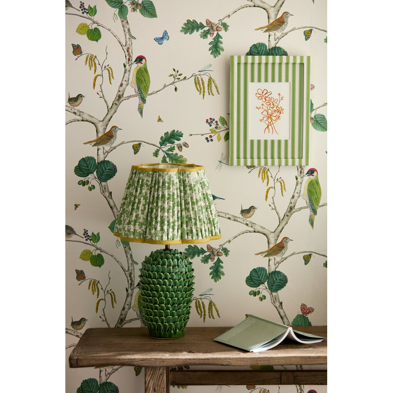 Woodland Chorus Wallpaper, Ivory