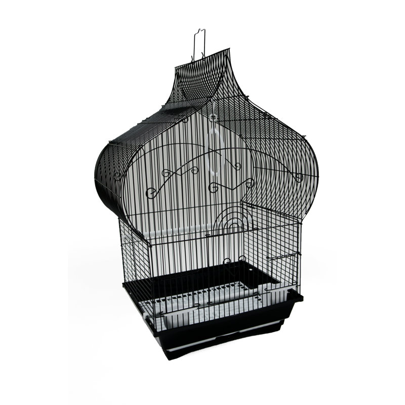 Cage à oiseaux en forme de Taj Mahal, Noir