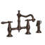 Chesterfield Kitchen Bridge Faucet with Side Spray-66173229-104187786