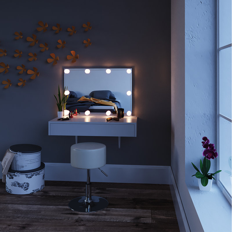 Cabott Dressing Table with Mirror