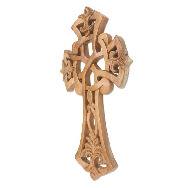 Bali Handmade Farmhouse Religious & Spiritual Wall Decor on Solid Wood