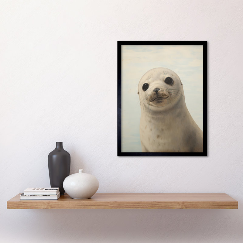 Adorable Baby Seal - Single Picture Frame Print