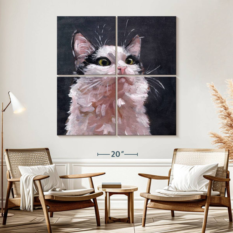 Brampt Kitty, 57" H x 57" W