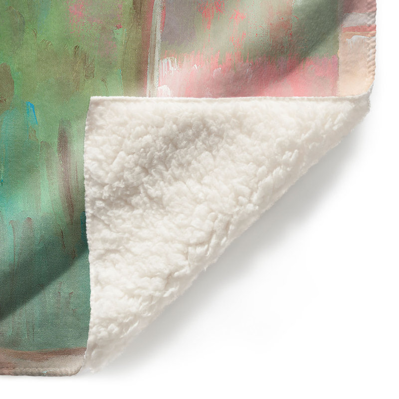 Couverture sherpa à la décomposition romantique, l 51 po x L 60 po