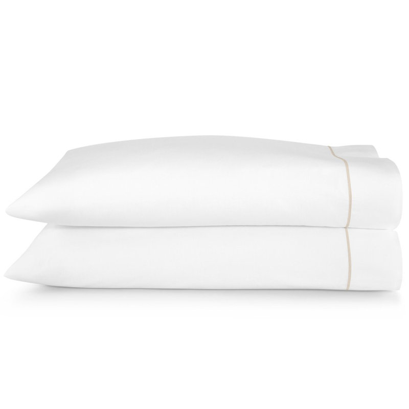 Boutique 200 Thread Count 100% Cotton Percale Pillowcase, King, Linen