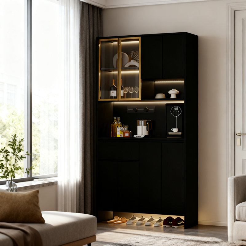 Buffet de rangement 47,24 "avec lumière DEL