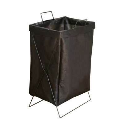 Panier à linge imperméable, grand panier à linge avec poignée en métal, panier à vêtements pliable pour salle de lavage, salle de bain, salon