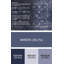 Tapis oriental bleu marine / blanc Sewickly-578073705