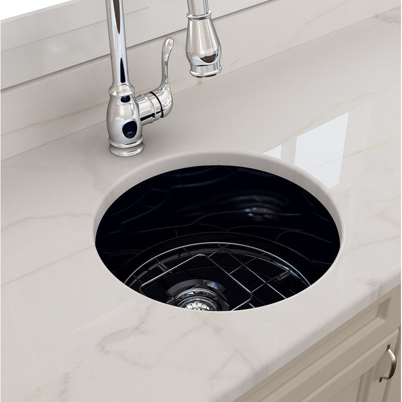 18.5'' L Kitchen Sink, Glossy White
