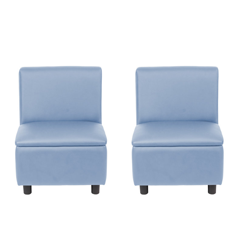 Ensemble de 2 chaises modulaires Kid Comfort - bleu poudre, Bleu poudre