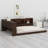 Functional Wooden Daybed with Open Storage Shelves, LED Lights & USB Ports-1770098906
