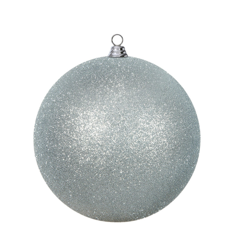 Décoration de boule décorative des Fêtes, Paillettes argentées, 15.75"