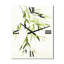 Simplist Bamboo Leaves I - Horloge murale florale en métal-2022906725