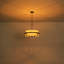 4-Light Dimmable Drum Chandelier