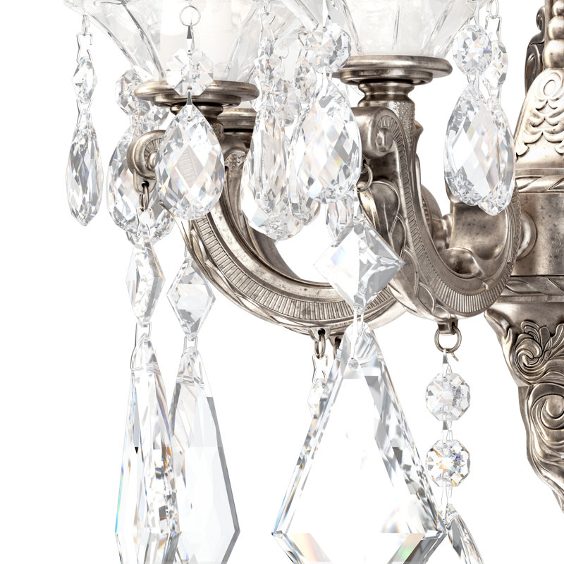 La Scala 3 - Light Candle Wall Light, Antique Silver
