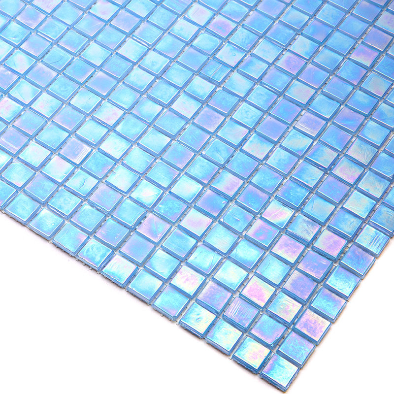 Skosh 0.6" x 0.6" Glass Grid Mosaic Wall & Floor Tile