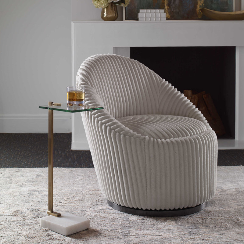 Caddie Glass End Table