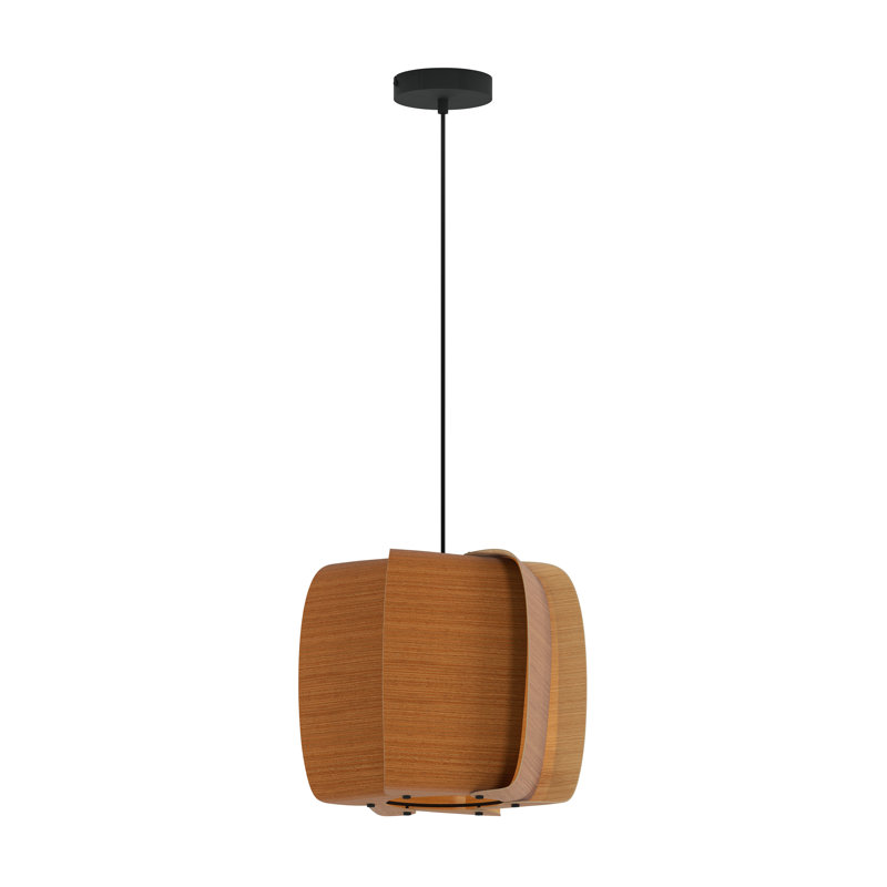 Luminaire suspendu 15,75 po Alba, Petiribi / frêne