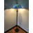 Gammage Floor Lamp Stained Glass Green Leaves Metal Base LED Bulbs Included 16"W*16"D*64"H-1927207716