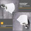 Ensemble de quincaillerie de salle de bain, accessoires de salle de bain, acier inoxydable, fixation murale, 10 pièces-106411953