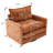 36" Chenille Upholstered Single Swivel Chair-1507872209