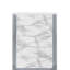 Commode en marbre blanc lune avec DEL