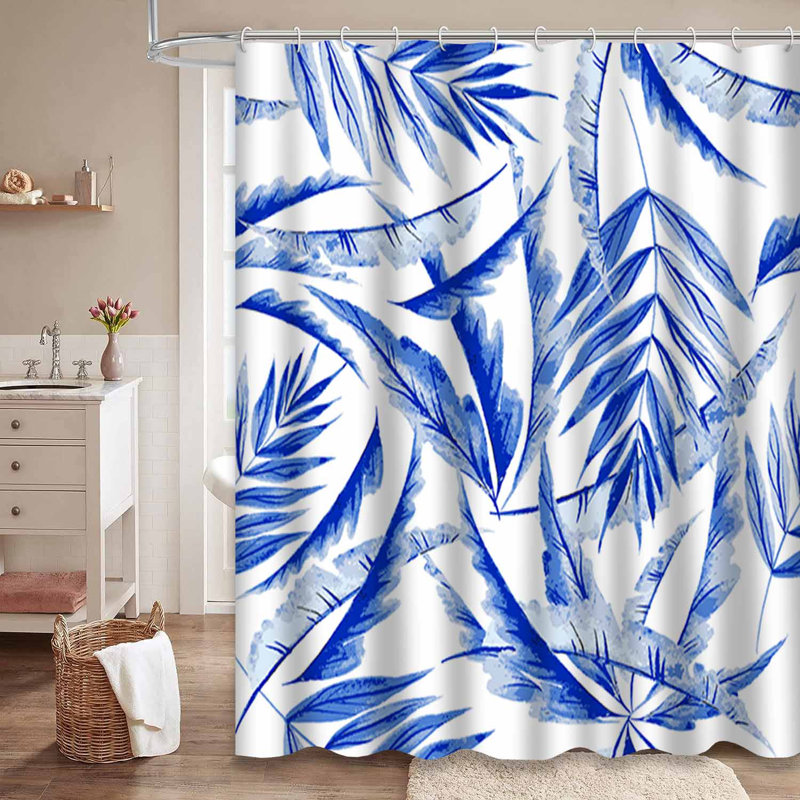 Rideau de douche rose imperméable, rideaux de douche pour la salle de bain avec 12 crochets, 72" L x 72" W