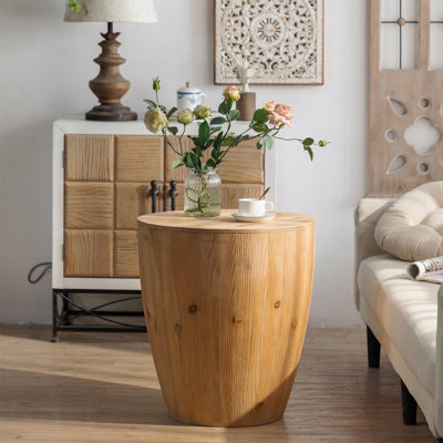 Table basse 21,06 "style rétro en forme de seau