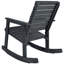 Chaise d'extérieur en bois massif à bascule Laci-27430686