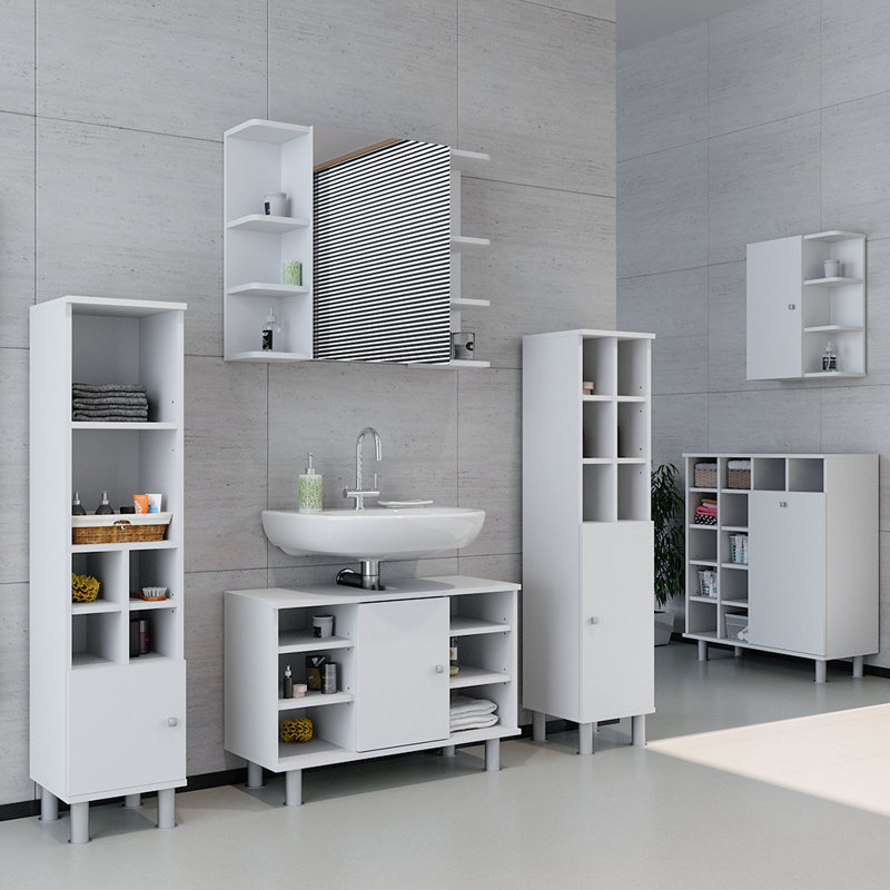 Badmöbel-Set, White