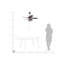 Thack 104cm Ceiling Fan with Light Kit-543659880