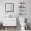 Tablettes flottantes murales pour décoration murale Sorbus - grandes 24 po, paquet de 4, gris-826245560-826245564