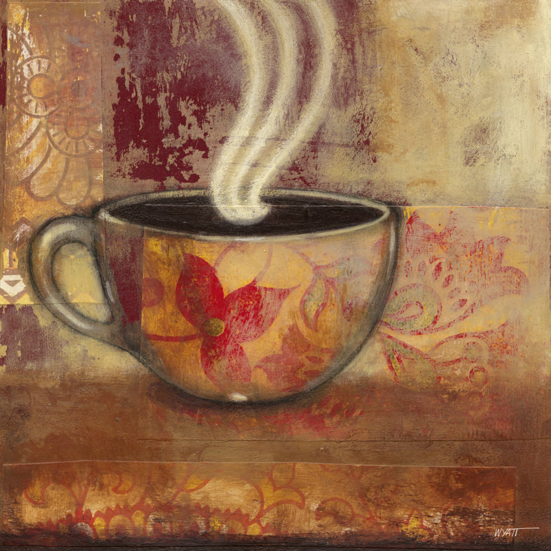Rich And Smooth I by Norman Wyatt Jr. - No Frame Painting on Canvas, 30cm H x 30cm W x 3.8cm D