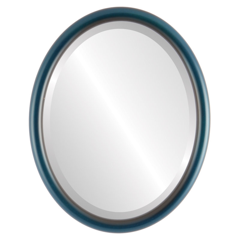 Miroir d'appoint Rowles, Bleu royal, 25,375 po x 21,375 po