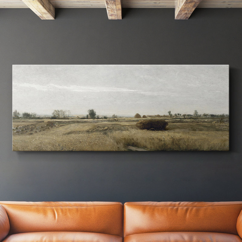 Paysage, série DCC-XXXIX, toile tendue avec châssis, prête à être accrochée, H 20 po x l 50 po