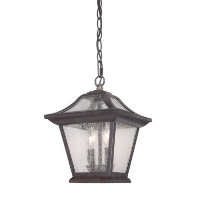 Lanterne suspendue d'extérieur 2 lumières H 12 po Vanleer