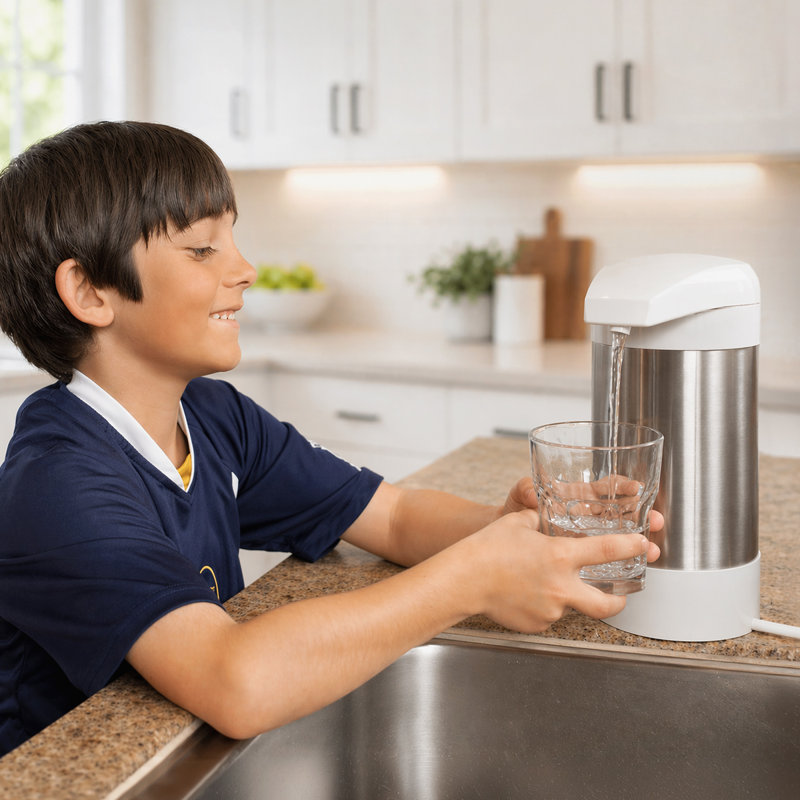 C6500 Countertop Water Filter System, 600 Gal., Black