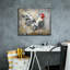 «Gold Lace Rooster A» par Jean Plout, art mural sur toile-1670777012