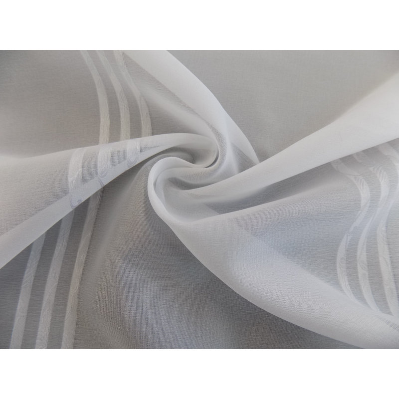 London Semi Sheer Curtain Single Panel, 300cm Width x 175cm Drop