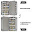 Présentoir pour 66 couteaux de poche, support pliant, organisateur de rangement-109710238