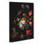 Cat And Flowers by Abraham Mignon - Wrapped Canvas Painting-61848331