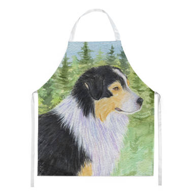 Wine and Sheltie Unisex Love Aprons